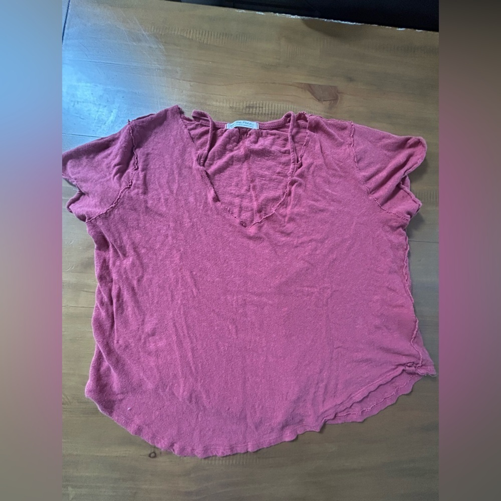 We the Free (Free People) Linen Blend Over U Top - Picture 5 of 12